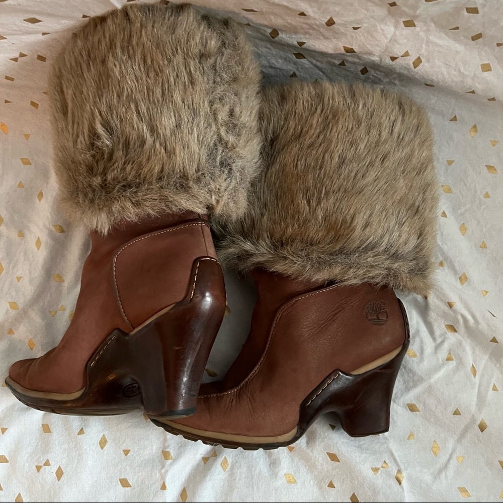 Timberland Boots with Faux Fur
